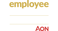 AON employee engagement award logo, symbolizing recognition and excellence in employee experience and engagement.